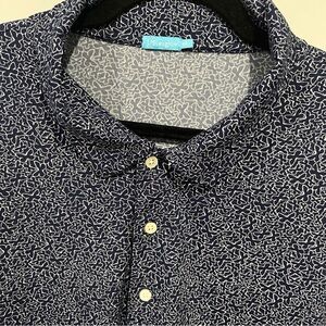 J. McLaughlin XXL Short Sleeve Polo Shirt Butterfly Stretch Activewear
